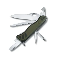 Briceag Victorinox Official Swiss Soldier's Knife 08, One Hand, Verde, 11.10cm