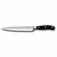 Cutit Bucatarie Victorinox Grand Maitre Carving Knife, Lama 20cm, Negru, Cutie Cadou