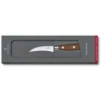 Cutit Bucatarie Victorinox Grand Maître Wood Shaping Knife, Lama Curbata 8cm, Maro, Cutie Cadou