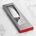 Cutit Bucatarie Victorinox Santoku, Lama Gofrata 17 cm, Lemn, Maro, Cutie Cadou Cutit Bucatarie Victorinox Santoku, Lama Gofrata 17 cm, Lemn, Maro, Cutie Cadou