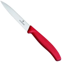 Cutit Bucatarie Victorinox, Swiss Classic Paring Knife, Lama Zimtata 10cm, Rosu