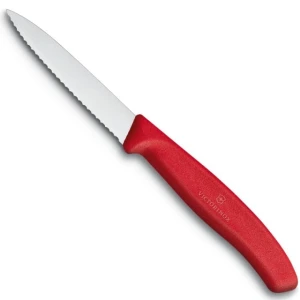 Cutit Bucatarie Victorinox, Swiss Classic Paring Knife, Lama Zimtata 8cm, Rosu Cutit Bucatarie Victorinox, Swiss Classic Paring Knife, Lama Zimtata 8cm, Rosu