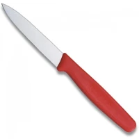 Cutit Bucatarie Victorinox Swiss Classic Penru Decojit, Lama 8cm, Rosu