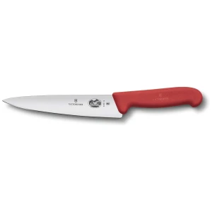 Cutit Carne Victorinox, Fibrox, Carving Knife, Lama 19cm, Rosu Cutit Carne Victorinox, Fibrox, Carving Knife, Lama 19cm, Rosu
