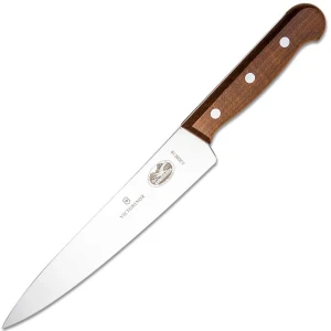 Cutit Carne Victorinox, Fibrox, Wood Carving Knife, Lama 28cm, Maro