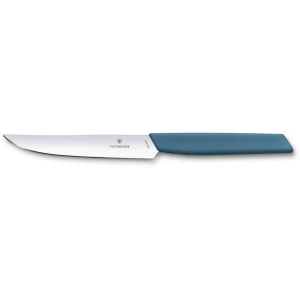 Cutit Carne Victorinox, Swiss Modern Steak Knife, Lama 12 cm, Blue