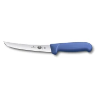 Cutit Dezosat Victorinox, Boning Knife, Fibrox, Saftey Grip, Lama Curbata 15cm, Albastru