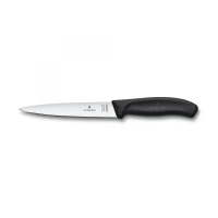 Cutit Filetat Victorinox Swiss Classic, Lama Flexibila 16cm, Negru, Blister