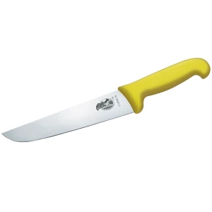 Cutit Macelar Victorinox Fibrox Butchers Knife, Lama 18cm, Galben
