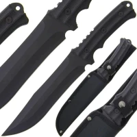 Cutit de Vanatoare Anglo Arms cu Maner din Plastic 34.8cm, 255g + Teaca Cutit de Vanatoare Anglo Arms cu Maner din Plastic 34.8cm, 255g + Teaca