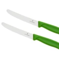 Set 2 Cutite VICTORINOX cu LAMA Zimtata, Lama 11cm, Verde