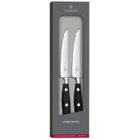 Set 2 Cutite Victorinox Grand Maître Steak Knife, Lama 12cm, Negru