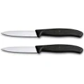 Set 2 Cutite Victorinox, Swiss Classic Paring Knife, Lama 8cm, Negru