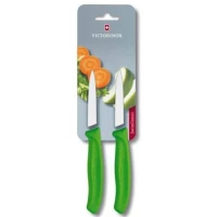 Set 2 Cutite Victorinox, Swiss Classic Paring Knife, Lama 8cm, Verde