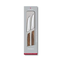 Set 2 Cutite Victorinox, Swiss Modern Steak Knives ,lama 12cm, Lemn, Cutie Cadou