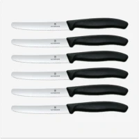 Set 6 Cutite Victorinox, Swiss Classic, Lama Zimtata 11cm, Negru