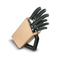 Set 8 Cutite Bucatarie Victorinox, Suport Lemn Set 8 Cutite Bucatarie Victorinox, Suport Lemn