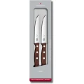 Set Cutite Victorinox Steak Knife Set, Processed Maple, Straight, 12 cm, 2-pc Gift Box 5.1200.12G