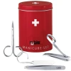 Set Victorinox Rubis Pentru Manichiura, 4 Piese, Cutie Rosie Set Victorinox Rubis Pentru Manichiura, 4 Piese, Cutie Rosie
