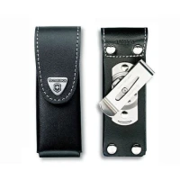 Teaca Piele Cu Clips Victorinox, 10cm, 65g, Neagra 