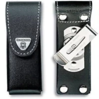 Teaca Piele Cu Clips Victorinox, 12cm, 58g, Neagra