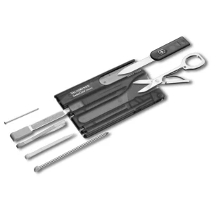 Trusa Multifunctional Victorinox SwissCard Classic Onyx, negru transparent - 0.7133.T3 Trusa Multifunctional Victorinox SwissCard Classic Onyx, negru transparent - 0.7133.T3
