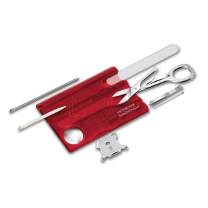 Trusa Multifunctional Victorinox SwissCard NailCare, rosu transparent - 0.7240.T Trusa Multifunctional Victorinox SwissCard NailCare, rosu transparent - 0.7240.T