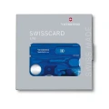 Trusa Multifunctionala Victorinox SwissCard Lite, albastru transparent - 0.7322.T2 Trusa Multifunctionala Victorinox SwissCard Lite, albastru transparent - 0.7322.T2