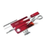 Trusa Multifunctionala Victorinox SwissCard Lite, rosu transparent - 0.7300.T Trusa Multifunctionala Victorinox SwissCard Lite, rosu transparent - 0.7300.T