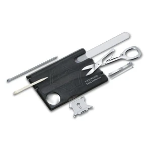 Trusa Multifunctionala Victorinox SwissCard NailCare, negru transparent - 0.7240.T3 Trusa Multifunctionala Victorinox SwissCard NailCare, negru transparent - 0.7240.T3