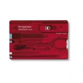 Trusa Multifunctionala Victorinox SwissCard, rosu transparent - 0.7100.T Trusa Multifunctionala Victorinox SwissCard, rosu transparent - 0.7100.T