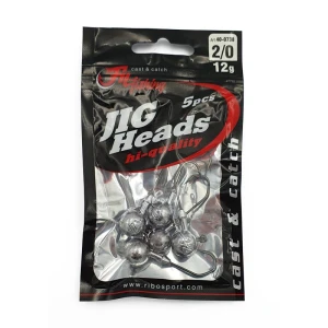 JIG HEAD FILFISHING CU CARLIG VMC BLACK NICKEL 3/0 10GR 5BUC/PLIC JIG HEAD FILFISHING CU CARLIG VMC BLACK NICKEL 3/0 10GR 5BUC/PLIC