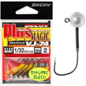 Jig DECOY VJ-74 Plus Magic, Nr.3, 0.6g, 5buc/pac Jig DECOY VJ-74 Plus Magic, Nr.3, 0.6g, 5buc/pac