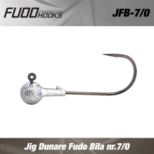 Jig Fudo Bila Bn Black Nickel Nr.7/0 85gr 3buc/plic Jig Fudo Bila Bn Black Nickel Nr.7/0 85gr 3buc/plic
