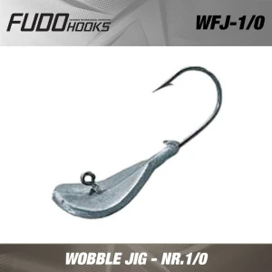 Jig Fudo Wooble BN black nickel Nr.1/0  1.8g  7buc/plic Jig Fudo Wooble BN black nickel Nr.1/0  1.8g  7buc/plic