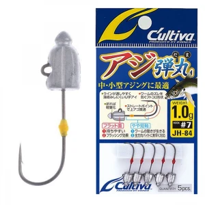 Jig Lestat Cultiva JH-84 No.7 1gr Bullet Jig Head 5buc/plic Jig Lestat Cultiva JH-84 No.7 1gr Bullet Jig Head 5buc/plic