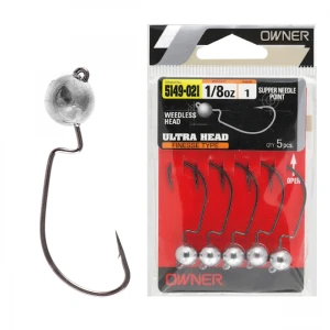 Jig Lestat Owner 5149 No.4 1/8Oz Ultra Head Finesse Type 3.54g 5buc/plic Jig Lestat Owner 5149 No.4 1/8Oz Ultra Head Finesse Type 3.54g 5buc/plic