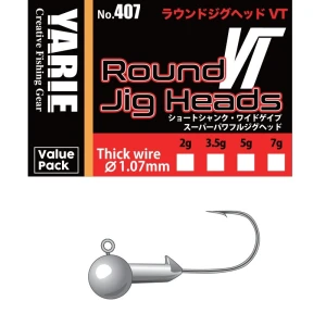 Jig Yarie 407 Round VT Thick Wire nr.3/0 5g 10buc/plic Jig Yarie 407 Round VT Thick Wire nr.3/0 5g 10buc/plic