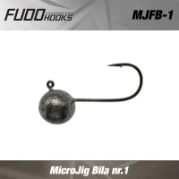 Micro Jig Fudo Bila nr.1 BN black nickel 0.5g  8buc/plic