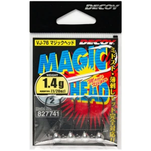 Jig DECOY VJ-76 Magic Head, Nr.1, 2.5g, 4uc/pac Jig DECOY VJ-76 Magic Head, Nr.1, 2.5g, 4uc/pac