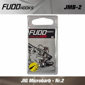 Jig FUDO Microbarb, NR.2 BK (Black Nickel), 1.0g, 5buc/pac