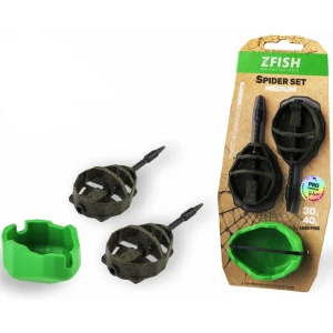 Set Momitoare ZFISH Method Feeder Spider Set + Mould, Medium, 50-60g, 2buc/set