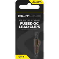 Clips Plumb Pierdut Avid Outline Flecktone Fused Lead Qc Clips, 5buc/pac Clips Plumb Pierdut Avid Outline Flecktone Fused Lead Qc Clips, 5buc/pac