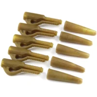 Clips Plumb Pierdut Carp Academy, Brown, 5buc/plic Clips Plumb Pierdut Carp Academy, Brown, 5buc/plic
