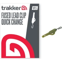 Clips Plumb Pierdut Trakker Fused Lead Clip Quick Change, Weed, 5buc/plic