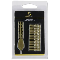 Clipsuri Plumb Pierdut Carp Spirit Lead Clips, Weed Green, 10buc/pac Clipsuri Plumb Pierdut Carp Spirit Lead Clips, Weed Green, 10buc/pac