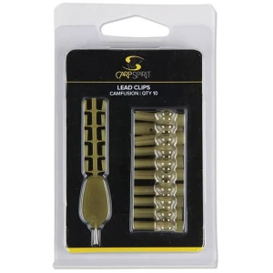Clipsuri Plumb Pierdut CARP SPIRIT Lead Clips, Weed Green, 10buc/pac