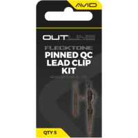 Kit Montura Plumb Pierdut Avid Outline Flecktone Pinned Qc Lead Clip Kit, 5buc/pac Kit Montura Plumb Pierdut Avid Outline Flecktone Pinned Qc Lead Clip Kit, 5buc/pac