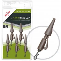 Kit Montura Plumb Pierdut Carp Zoom Combi Lead Clip, Brown, 5buc/pac Kit Montura Plumb Pierdut Carp Zoom Combi Lead Clip, Brown, 5buc/pac