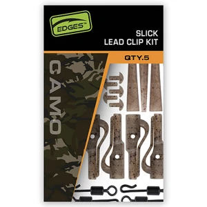 Kit Plumb Pierdut FOX Edges Camo Slik Lead Clip, 5buc/set 